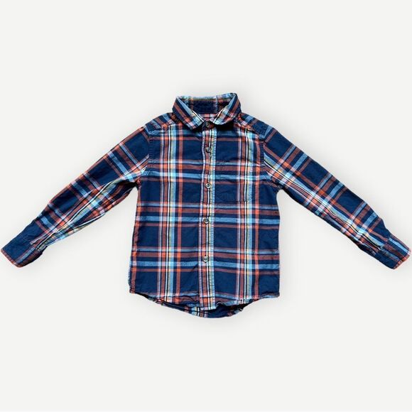BUNDLE OF 2 Boy’s Kid’s Children’s Place Long Sleeve Button Down Shirts. 4. 4T. - Picture 3 of 11
